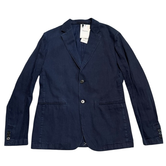 THEORY***Men’s Denim Jean Jacket Blazer***Size 38 $545 - Picture 1 of 5